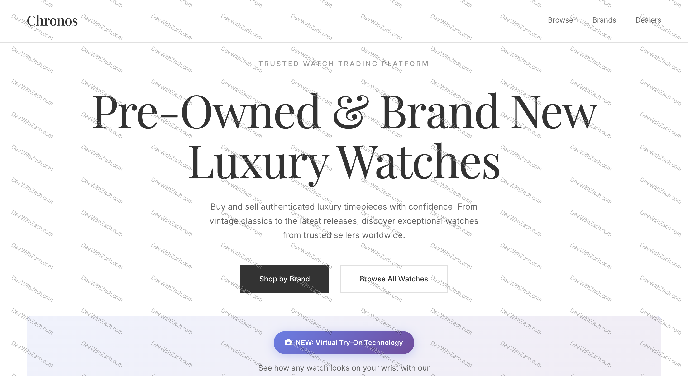 Watch IMS - Watch Inventory Management System
