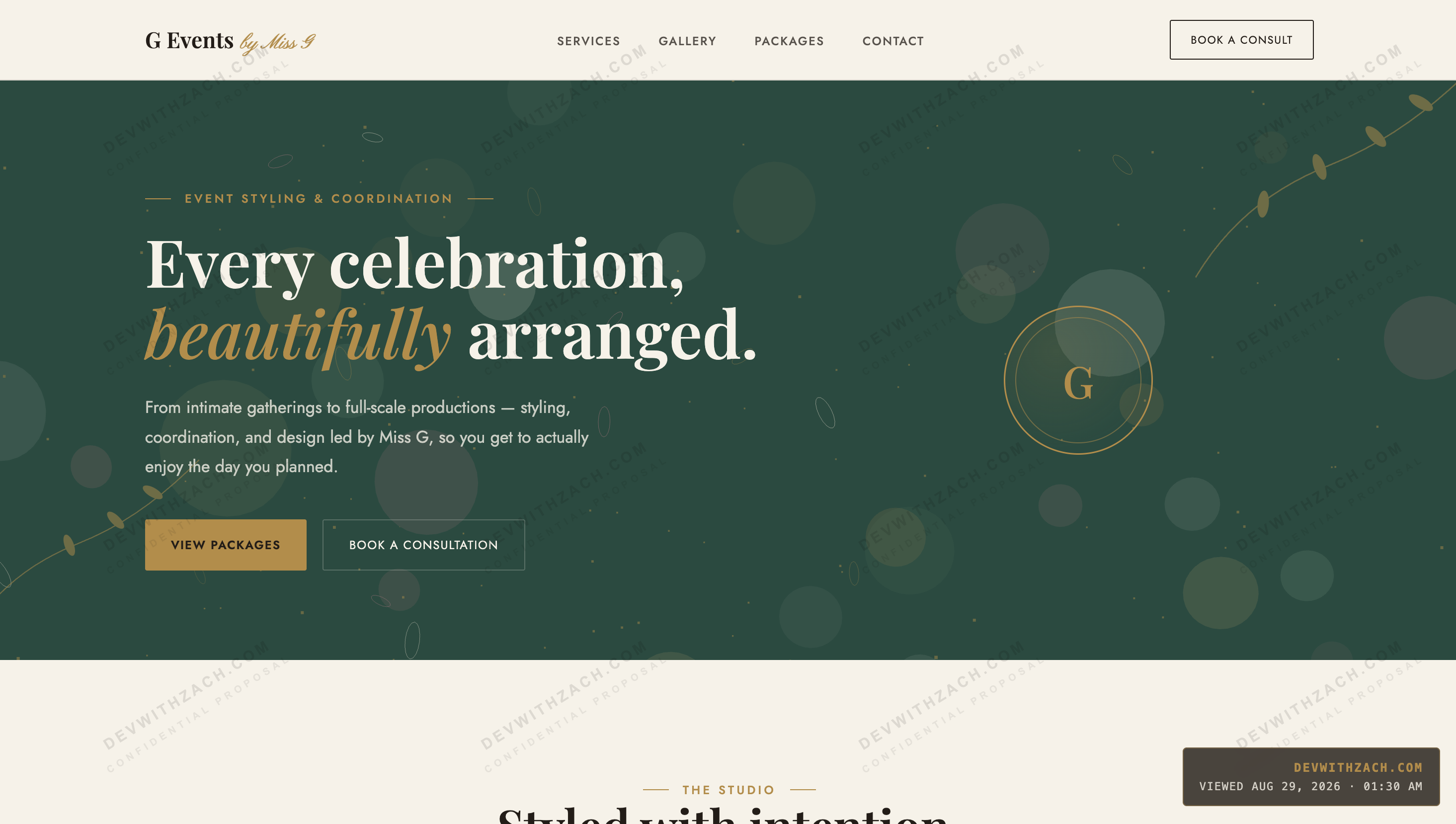 G Events by Miss G