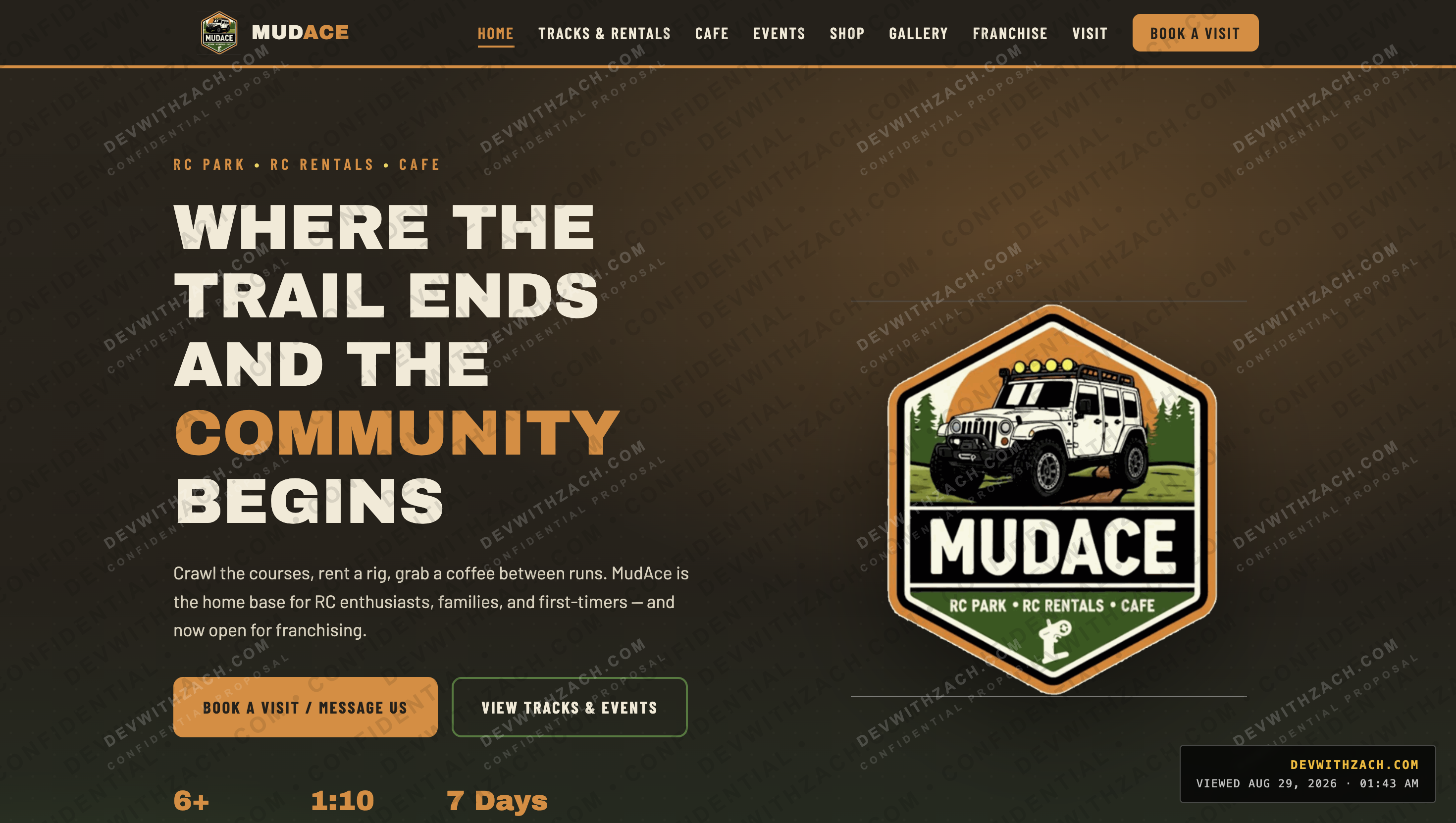 Mudace RC Park preview