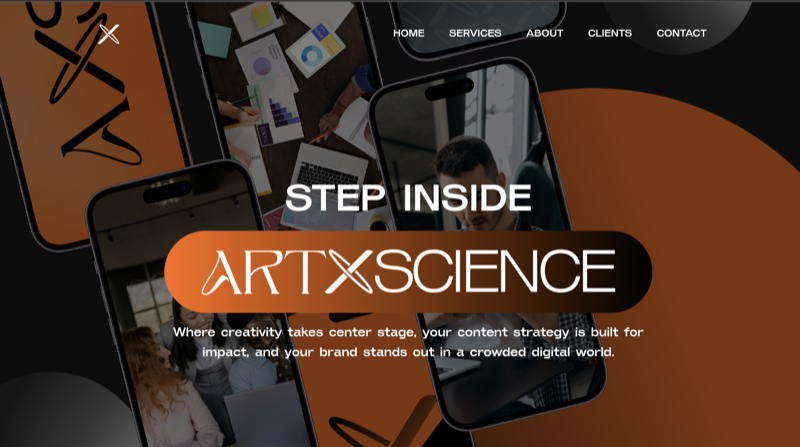 Art and Science Website