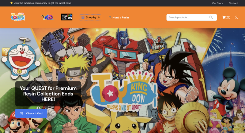 Toy KingDon E-commerce Website